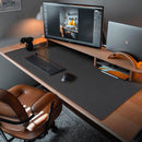 Extra Large Felt Desk Mat – 100x40cm Pad Protector for Office Keyboard & Mouse