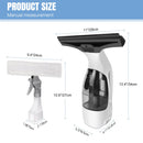 Cordless Window Vacuum Cleaner – Rechargeable Electric Squeegee