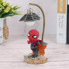 Spiderman Superhero Streetlight LED Desk Lamp – Resin Night Light for Kids