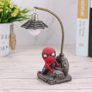 Spiderman Superhero Streetlight LED Desk Lamp – Resin Night Light for Kids