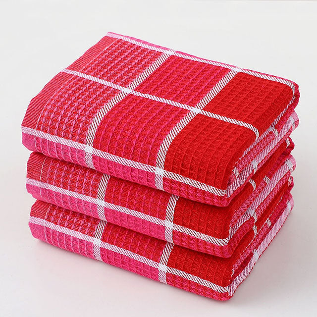 Premium Cotton Tea Towels – Soft Super Absorbent & Durable Kitchen Towels Pack of 3
