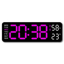 Digital LED Wall Clock 9 inch – Alarm Calendar & Temperature Display for Home or Office