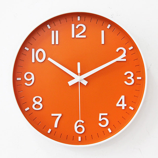 Modern Silent Wall Clock – Simple Quartz Design for Living Room or Bedroom Decor