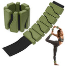 Adjustable Wrists & Ankle Weights - Set of 2 Silicone Hand Weights for Women