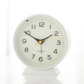 Retro Silent Alarm Clock – Battery-Operated Non-Ticking with Light for Bedroom or Desk