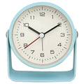 Retro Analog Silent Alarm Clock – 360° Rotating Battery-Operated Sturdy Metal Build