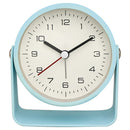 Retro Analog Silent Alarm Clock – 360° Rotating Battery-Operated Sturdy Metal Build