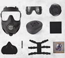 Tactical Gas Mask Respirator – Double Fan M50 Mask with Anti-Fog Lens