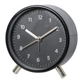 Silent Analog Alarm Clock – Battery Operated Non-Ticking with Light Classic Metal Design for Bedroom