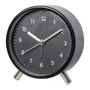 Silent Analog Alarm Clock – Battery Operated Non-Ticking with Light Classic Metal Design for Bedroom