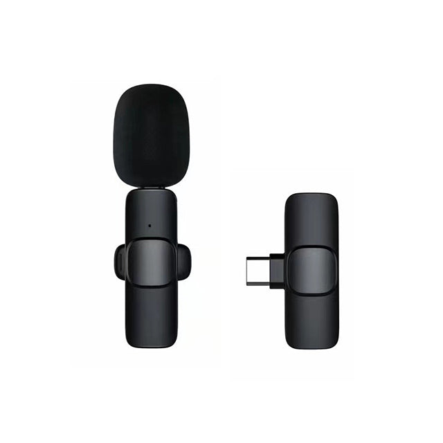 Wireless Lavalier Microphone for Smartphone – Clip-On Mic for Interviews Vlogs