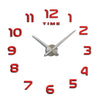 DIY 3D Wall Clock – Modern Acrylic Number Stickers Easy to Install Stylish Home Decor for Living Room