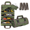 Heavy Duty Roll Up Tool Bag – Portable Multi-Compartment Tool Organiser
