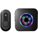 Waterproof Wireless Doorbell with RGB Light – Long-Range 300m IP55 Rated with Adjustable Volume