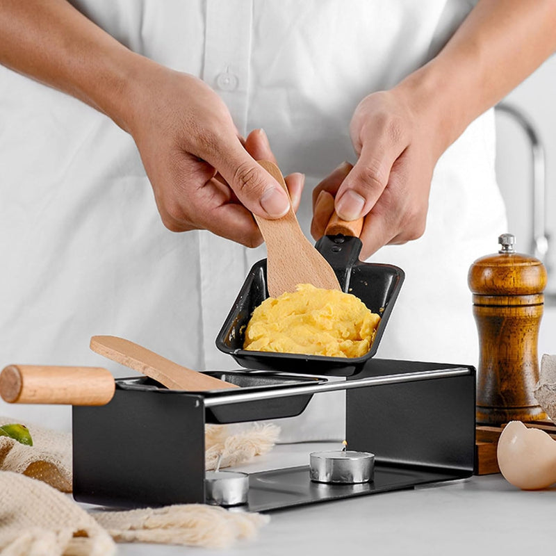 Cheese Raclette Set – Non-Stick Melter Pan Anti-Scalding
