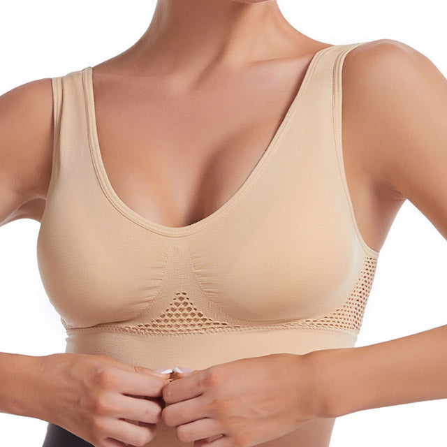 Set of 3 Comfortable Bras - Breathable and Lightweight
