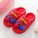 Kids Spiderman Winter Slippers – Soft Fluffy Indoor Shoes with Anti-Slip Sole