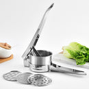3-in-1 Stainless Steel Potato Ricer – Multi-Function Masher & Juicer