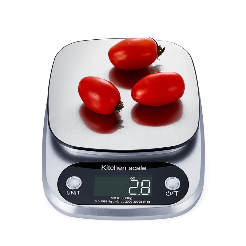 Mini Kitchen Scale – Stainless Steel High Precision 0.1g