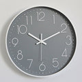 12-Inch Nordic Wall Clock – Silent Quartz Movement 3D Numbers Minimalist Design