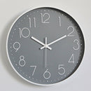 12-Inch Nordic Wall Clock – Silent Quartz Movement 3D Numbers Minimalist Design
