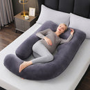 U-Shaped Maternity Pillow – Full Body Pregnancy Pillow with Belly Back Hip & Leg Support