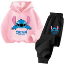 Stitch Kids Tracksuit Set – 2-Piece Sweatshirt & Pants Outfit for Boys and Girls