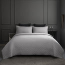 Luxury 3-Piece Quilted Bedspread Set – Ultra-Soft Reversible Microfiber with Embossed Pattern & Pillow Shams