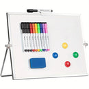Mini Magnetic Whiteboard – Portable Double-Sided Dry Erase Easel 30x40cm