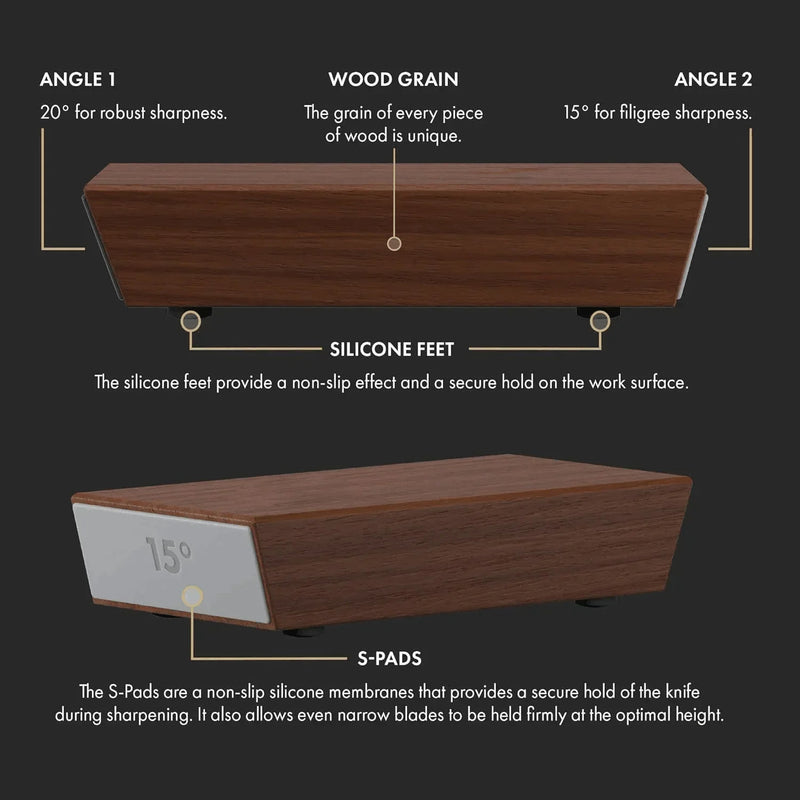 High-Precision Diamond Knife Sharpener – Rolling Design for Razor-Sharp Edges