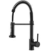 Brushed Kitchen Mixer Tap with Pull-Out Spray – 360 Swivel Stainless Steel Sink Mixer