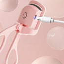 Portable Heated Eyelash Curler – Rechargeable with 2 Heat Settings