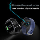 Fitwatch Smart Fitness Watch – 24 Sports Modes - Silicone Strap