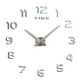 DIY 3D Wall Clock – Modern Acrylic Number Stickers Easy to Install Stylish Home Decor for Living Room