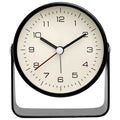 Retro Analog Silent Alarm Clock – 360° Rotating Battery-Operated Sturdy Metal Build