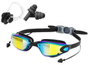 Swimming Goggles with Built-In Earplugs