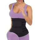 Neoprene Waist Trainer Corset – Sweat Belt for Women Workout Compression & Back Support