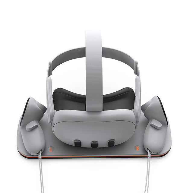 Meta Quest 3 Charging Dock – Fast-Charge Stand with 2 Batteries & USB-C