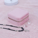 Velvet Jewellery Travel Box – Portable Organiser