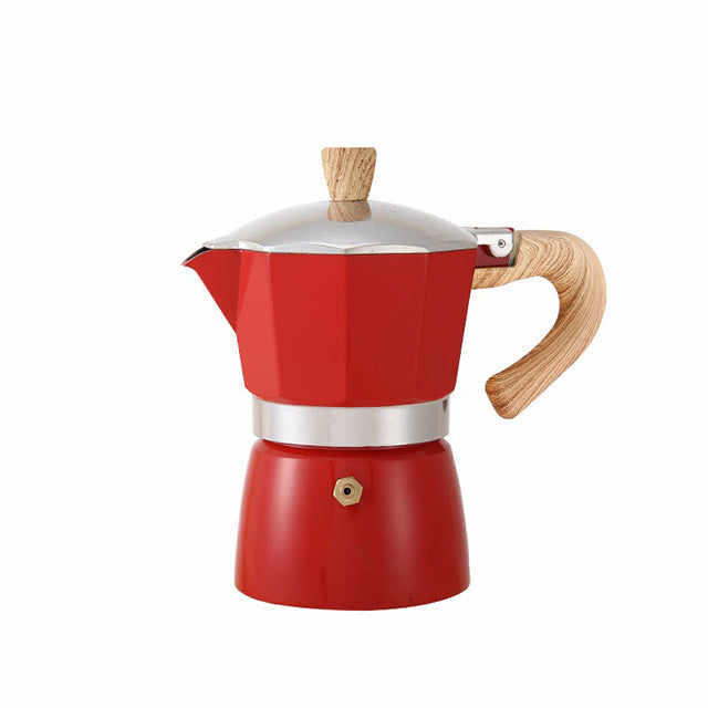 Moka Coffee Pot – Stovetop Espresso Maker for Home Office & Outdoor Use