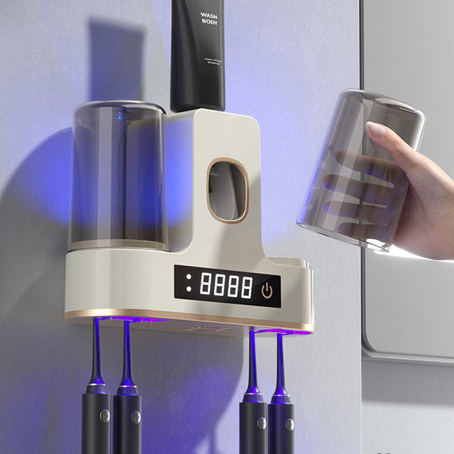 Smart Toothbrush Holder – Automatic Toothpaste Dispenser and Steriliser
