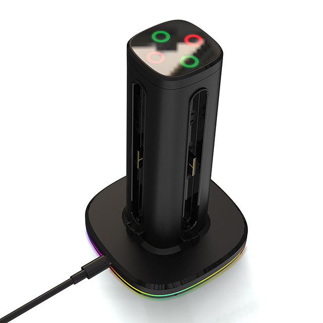 Switch 2 JoyCon Charging Dock – Fast Charger Stand for Left & Right Wireless Controllers (4 Slots)