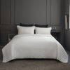 Luxury 3-Piece Quilted Bedspread Set – Ultra-Soft Reversible Microfiber with Embossed Pattern & Pillow Shams