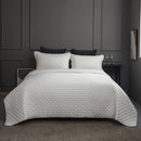 Luxury 3-Piece Quilted Bedspread Set – Ultra-Soft Reversible Microfiber with Embossed Pattern & Pillow Shams