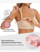 High-Quality Maternity Nursing Bra – 3 Pack Seamless Cotton Push-Up Breastfeeding Bra