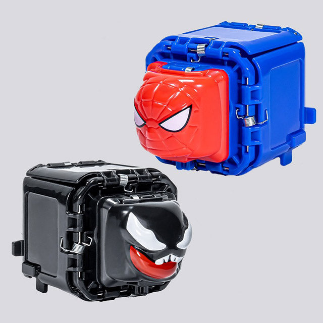 Spiderman Venom Rock Paper Scissors Battle Cubes – Interactive Guessing Game Toy for Kids