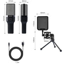 Plug & Play USB Mic for Podcasting Streaming Gaming Video Calls