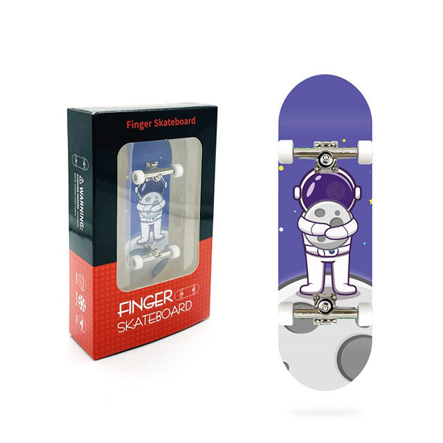 Mini Skateboard Fingerboard – Maple Wood with Alloy Trucks Fun Toy for Kids & Collectors