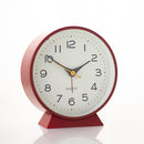 Retro Silent Alarm Clock – Battery-Operated Non-Ticking with Light for Bedroom or Desk