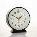 Retro Silent Alarm Clock – Battery-Operated Non-Ticking with Light for Bedroom or Desk
